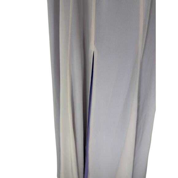 Eva Mendes Dress Purple One Shoulder Fairy Whimsical Flowy Long Maxi Medium - Picture 5 of 13